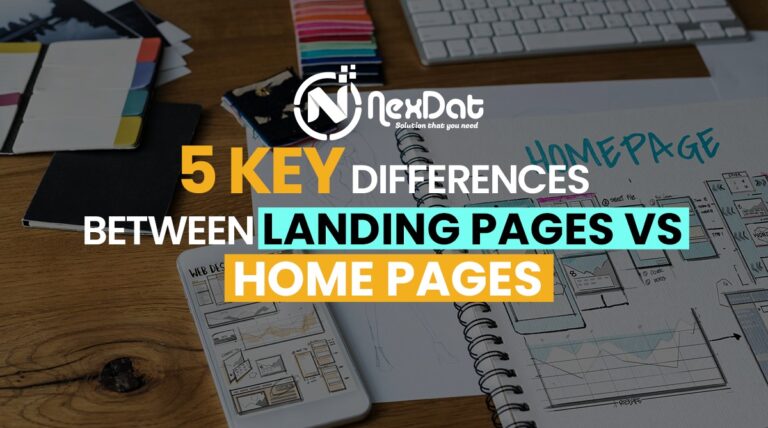 Landing pages vs Home Page