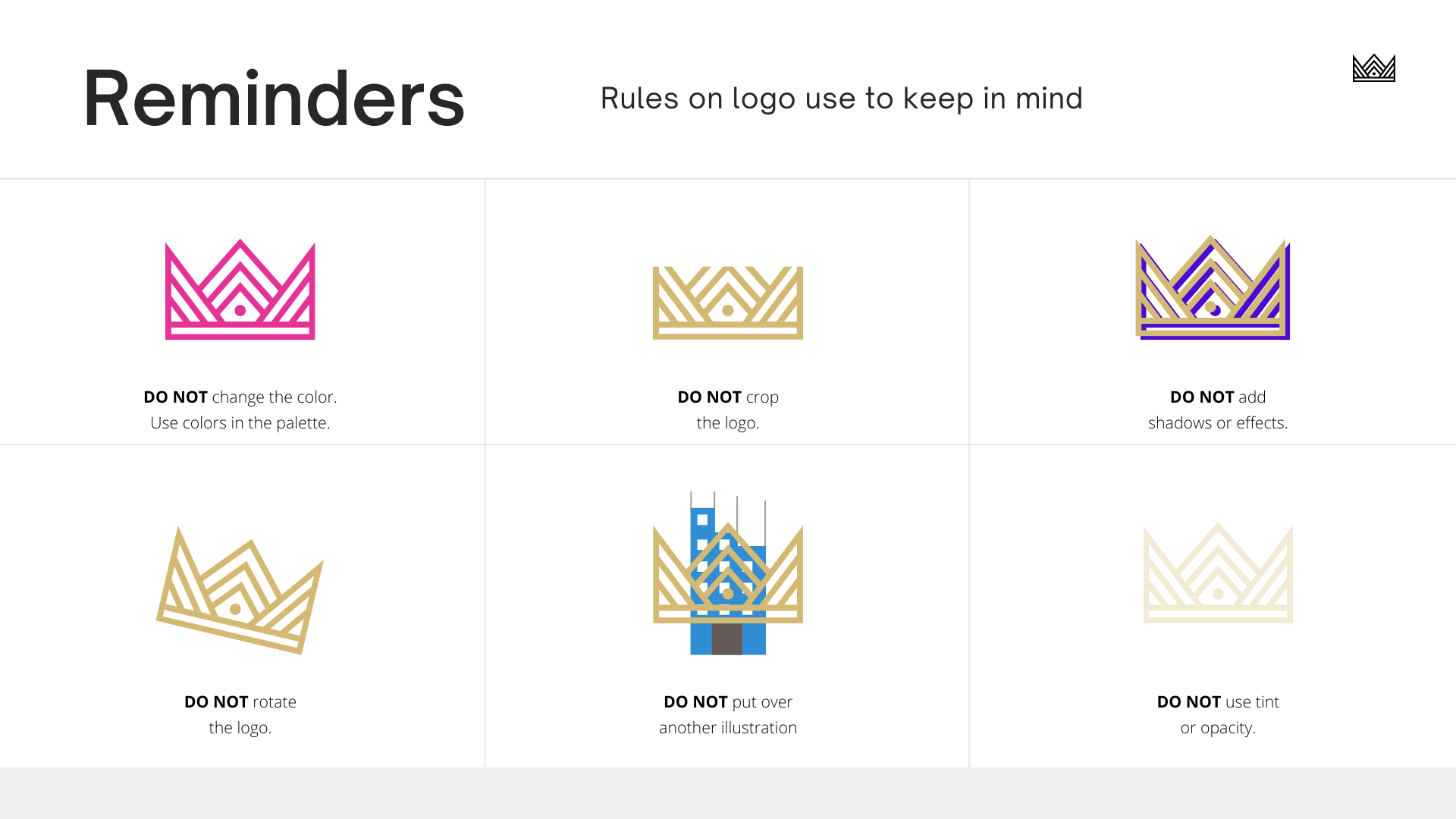 Logo Donts